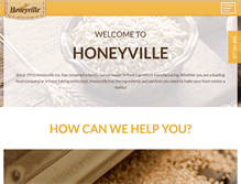 Tablet Screenshot of honeyville.com